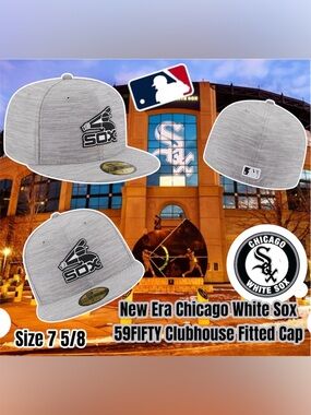 New Era Chicago White Sox 59FIFTY Clubhouse Fitted Cap, Size 7 5/8